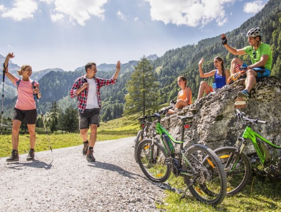 Wandern und Mountainbiken in Flachau