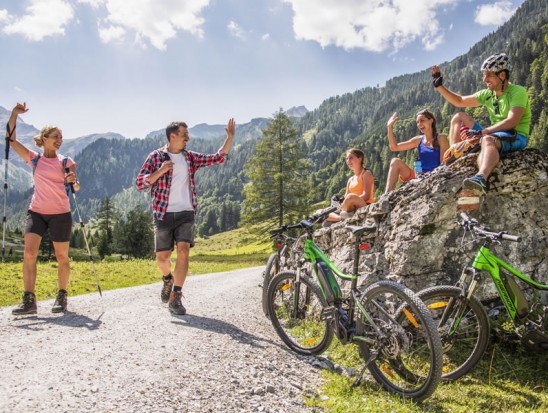 Wandern und Mountainbiken in Flachau